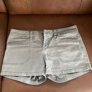 Gray cotton shorts